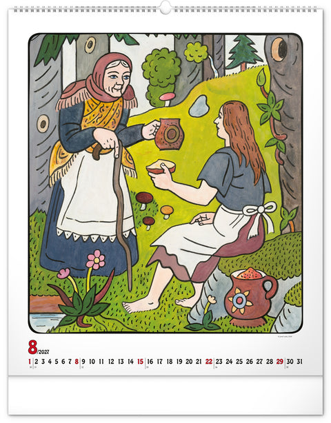 Wandkalender Josef Lada 2027, 48 x 56 cm
