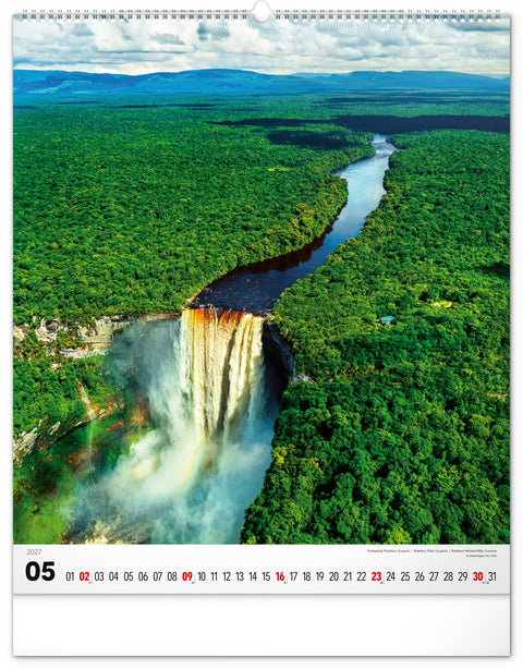 Wandkalender Energie 2027, 48 x 56 cm