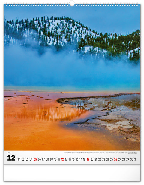 Wandkalender Energie 2027, 48 x 56 cm
