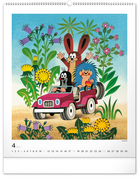 Wandkalender Der kleine Maulwurf 2027, 48 x 56 cm