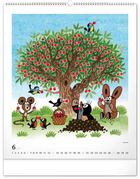 Wandkalender Der kleine Maulwurf 2027, 48 x 56 cm