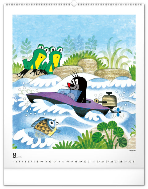 Wandkalender Der kleine Maulwurf 2027, 48 x 56 cm
