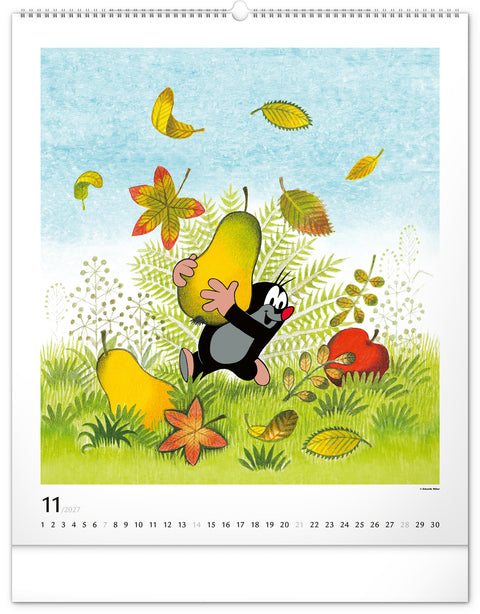 Wandkalender Der kleine Maulwurf 2027, 48 x 56 cm