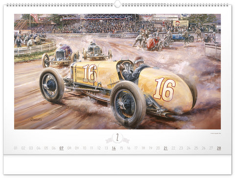 Wandkalender Oldtimer – Václav Zapadlík 2027, 64 x 42 cm