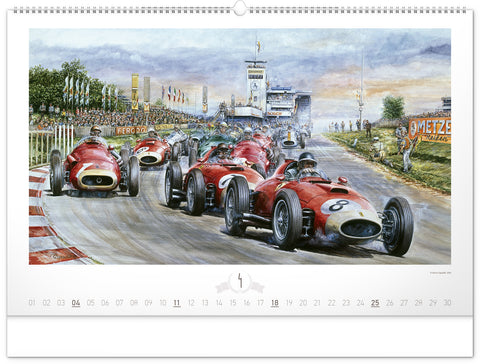 Wandkalender Oldtimer – Václav Zapadlík 2027, 64 x 42 cm