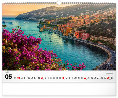 Wandkalender Meer 2027, 48 x 33 cm