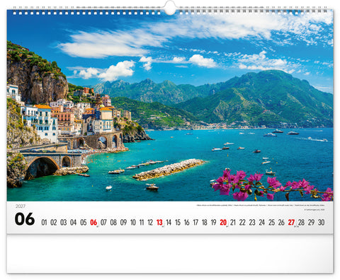 Wandkalender Meer 2027, 48 x 33 cm