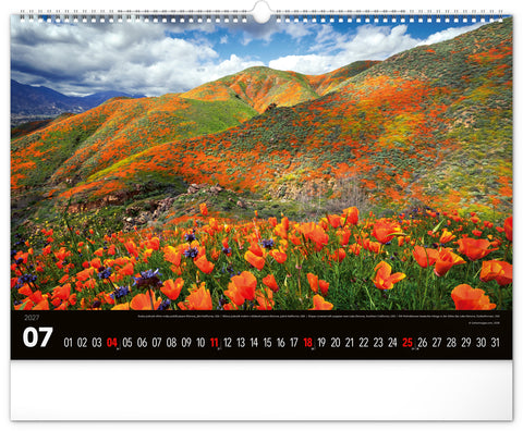 Wandkalender Landschaften 2027, 48 x 33 cm
