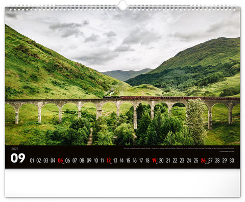 Wandkalender Landschaften 2027, 48 x 33 cm