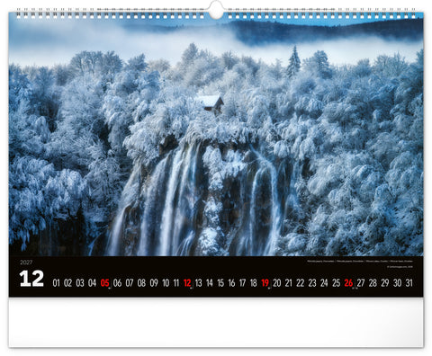 Wandkalender Landschaften 2027, 48 x 33 cm