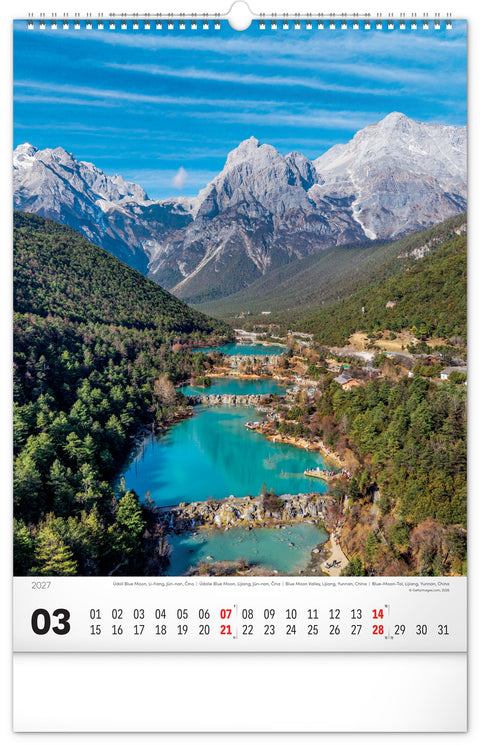 Wandkalender Wasser 2027, 33 x 46 cm