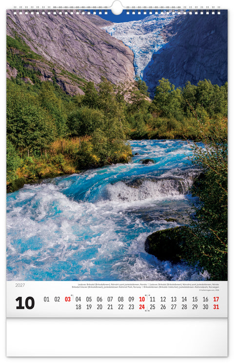 Wandkalender Wasser 2027, 33 x 46 cm