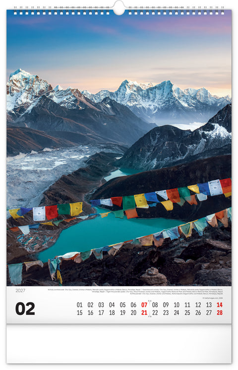 Wandkalender Nationalparks der Welt 2027, 33 x 46 cm