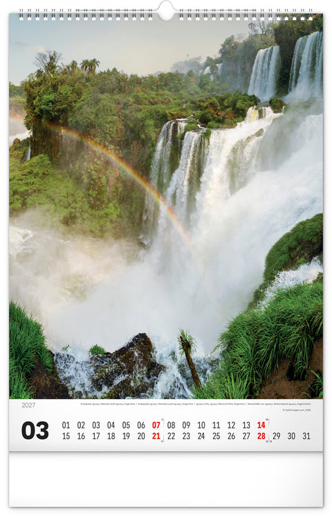 Wandkalender Nationalparks der Welt 2027, 33 x 46 cm