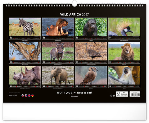 Wandkalender Lebendiges Afrika 2027, 48 x 33 cm