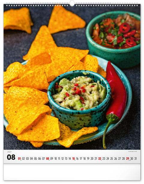 Wandkalender Gourmet 2027, 48 x 56 cm