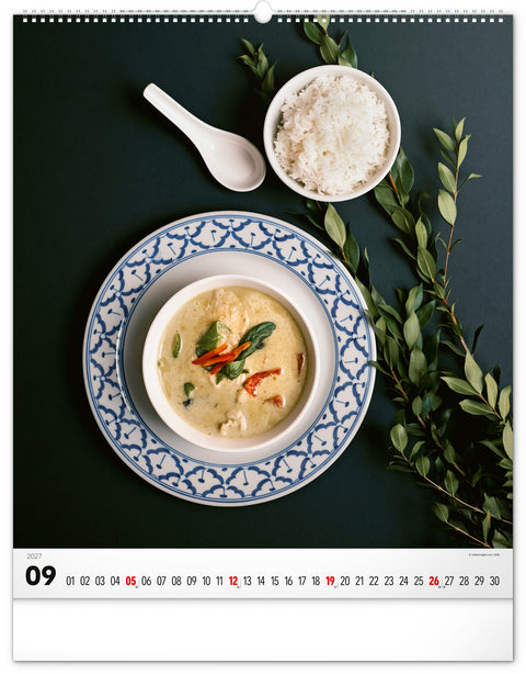 Wandkalender Gourmet 2027, 48 x 56 cm