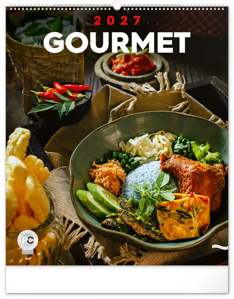 Wandkalender Gourmet 2027, 48 x 56 cm