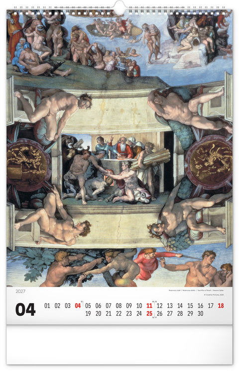 Wandkalender Renaissance 2027, 33 x 46 cm