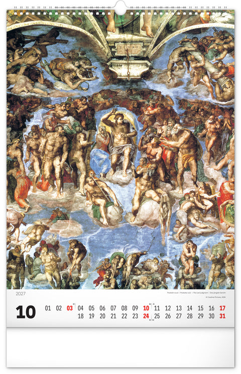 Wandkalender Renaissance 2027, 33 x 46 cm