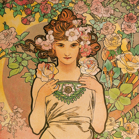 Broschürenkalender Alfons Mucha 2026, 30 x 30 cm