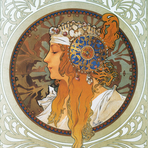 Broschürenkalender Alfons Mucha 2026, 30 x 30 cm