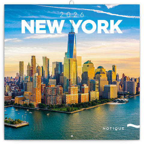 Broschürenkalender New York 2026, 30 x 30 cm