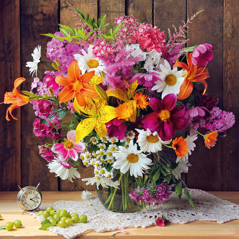 Broschürenkalender Blumen 2026, 30 x 30 cm