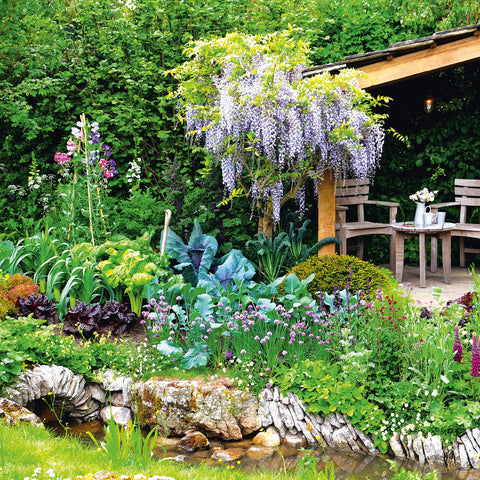 Broschürenkalender Gärten 2026, 30 x 30 cm