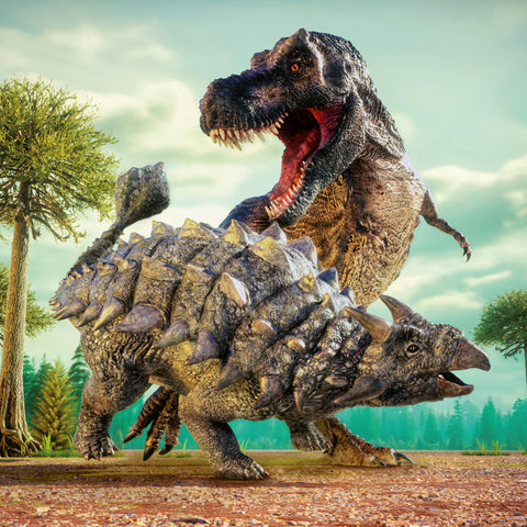 Broschürenkalender Dinosaurier 2026, 30 x 30 cm