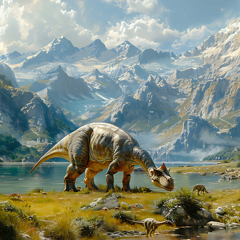 Broschürenkalender Dinosaurier 2026, 30 x 30 cm