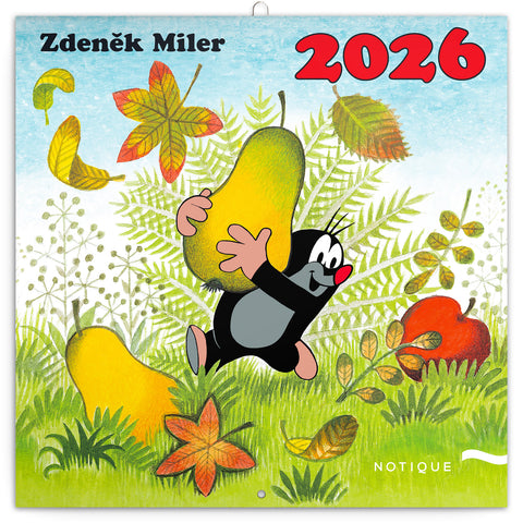 Broschürenkalender Der kleine Maulwurf 2026, 30 x 30 cm