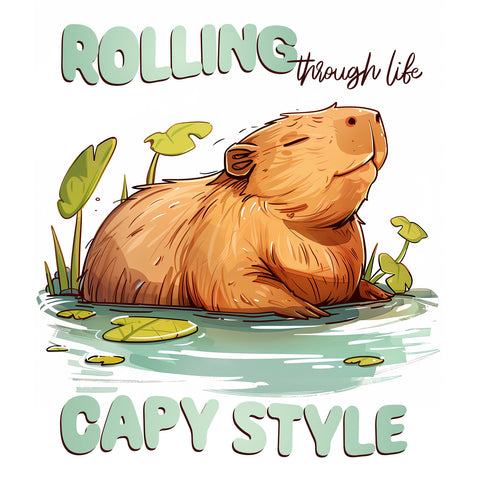 Broschürenkalender Lustige Wasserschweine 2026, 30 x 30 cm