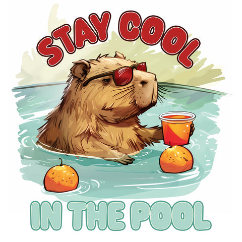 Broschürenkalender Lustige Wasserschweine 2026, 30 x 30 cm