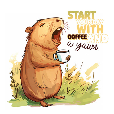 Broschürenkalender Lustige Wasserschweine 2026, 30 x 30 cm