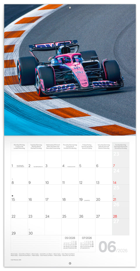 Broschürenkalender Formule – Jiří Křenek 2026, 30 x 30 cm