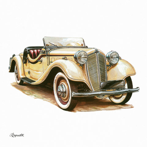 Broschürenkalender Classic Cars – Václav Zapadlík 2026, 30 x 30 cm