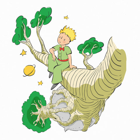 Broschürenkalender Der kleine Prinz 2026, 30 x 30 cm