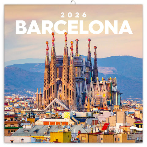 Broschürenkalender Barcelona 2026, 30 x 30 cm