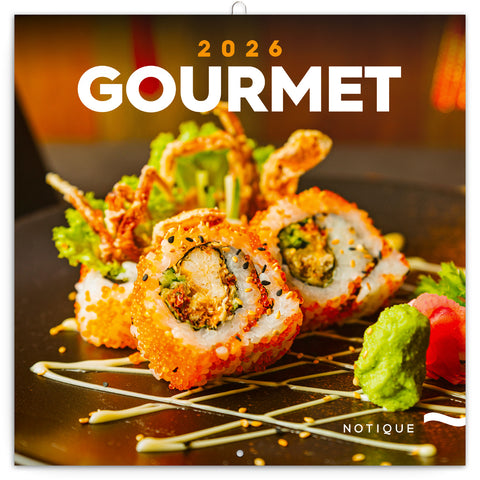 Broschürenkalender Gourmet 2026, 30 x 30 cm