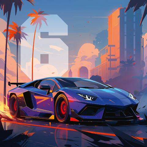 Broschürenkalender Fantastische Autos 2026, 30 x 30 cm