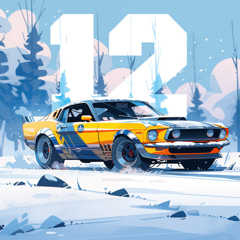 Broschürenkalender Fantastische Autos 2026, 30 x 30 cm