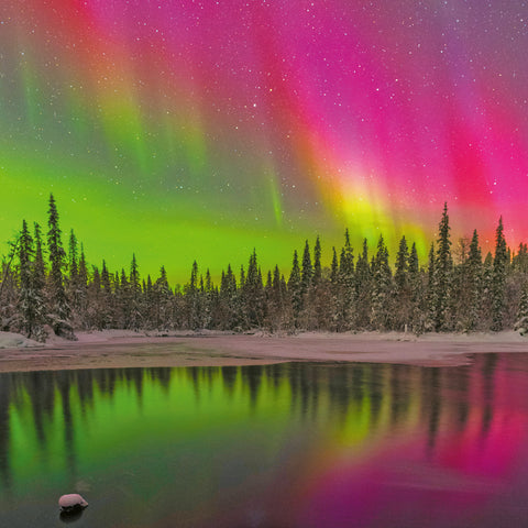 Broschürenkalender Polarlichter 2026, 30 x 30 cm