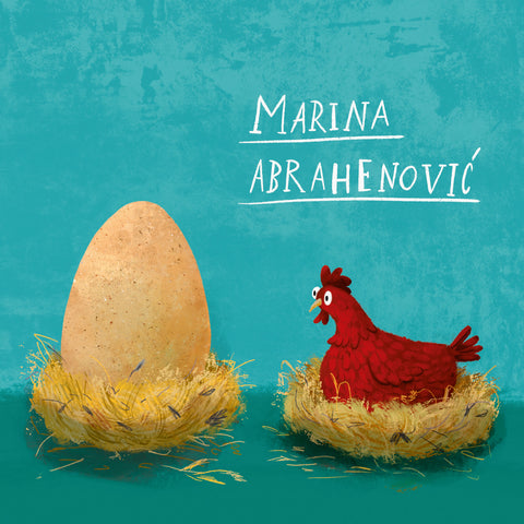 Broschürenkalender Chicken Artists 2026, 30 × 30 cm