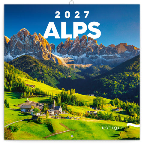 Broschürenkalender Alps 2027, 30 x 30 cm