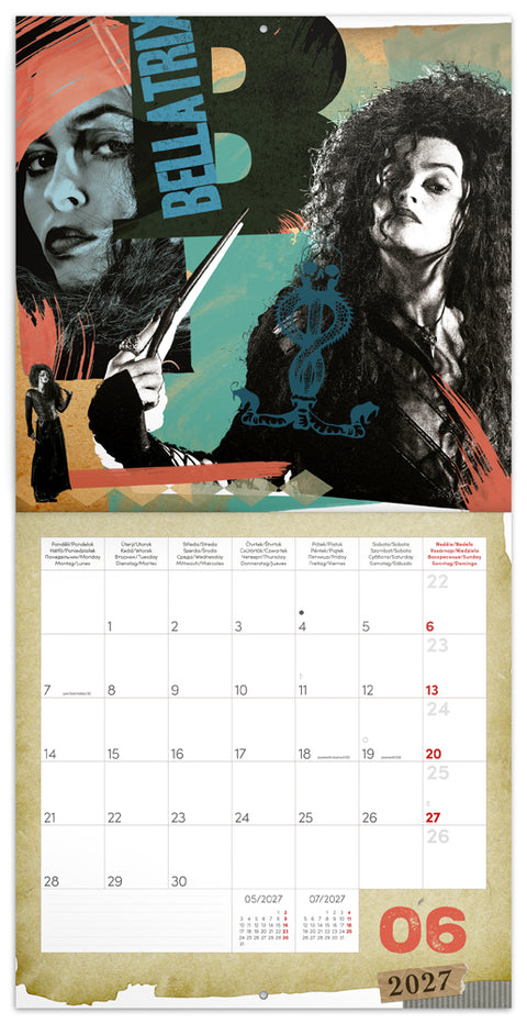 Broschürenkalender Harry Potter 2027, 30 x 30 cm