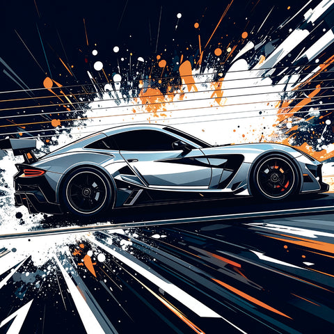 Broschürenkalender Fast Cars 2027, 30 x 30 cm