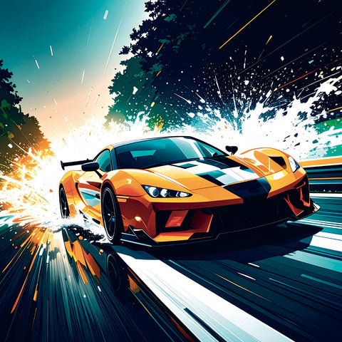 Broschürenkalender Fast Cars 2027, 30 x 30 cm