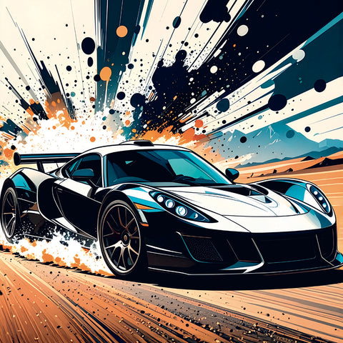 Broschürenkalender Fast Cars 2027, 30 x 30 cm