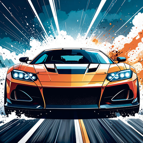 Broschürenkalender Fast Cars 2027, 30 x 30 cm
